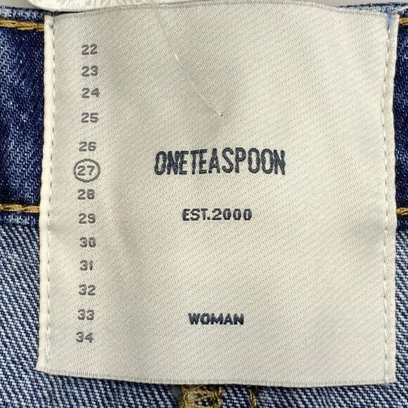 One Teaspoon “Junkyard” Low-Waist Denim Mini Skirt – Size 27 (NWT) - Picture 11 of 11